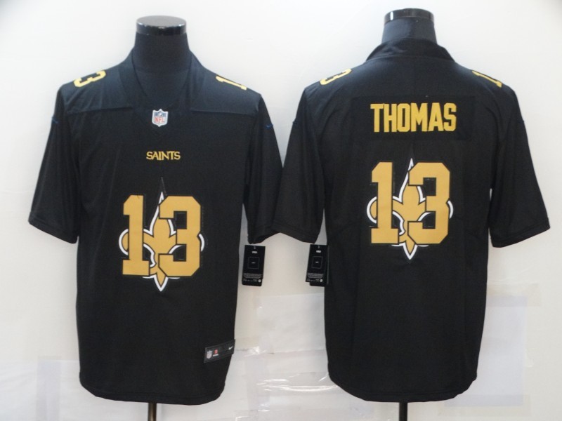 Men's New Orleans Saints #13 Michael Thomas Black Alternate Jersey